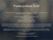 Tablet Screenshot of kociezycie.pl